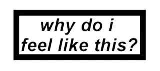 😢 why do I feel like this? feeling, sad, emo, question telegram sticker
