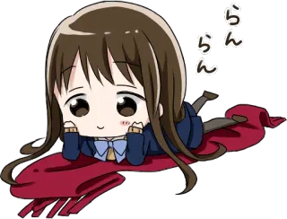 😐 らん
らん Anime, Chibi, Japonais, Manga, Mignon, Allongé whatsapp sticker