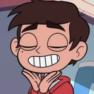 💫 Marco Diaz Star vs. the Forces of Evil dibujos animados, animado, personaje, sonriendo, lindo whatsapp sticker