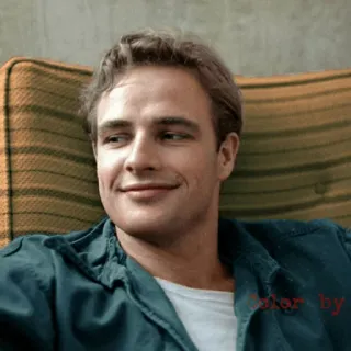 😊 color by man, portrait, celebrity, actor, person telegram sticker