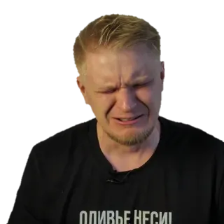 😭 ОЛИВЬЕ НЕСИ! telegram sticker