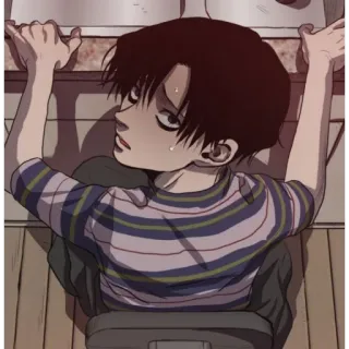 🍄 Yoon Bum Killing Stalking Killing Stalking, Yoon Bum, Anime, Manga, Horreur, Psychologique telegram sticker