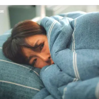 😴 sommeil, lit, couverture, fatigué, matin, repos telegram sticker