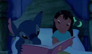 😴 Stitch Lilo & Stitch disney, стич, лило, мультфильм, фильм, милый telegram sticker