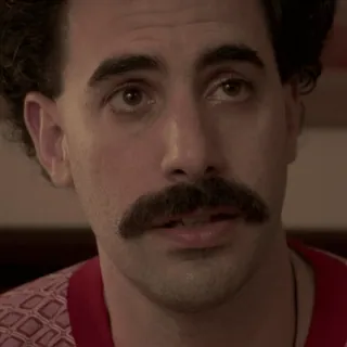 😍 Borat コメディ, サシャ・バロン・コーエン, モキュメンタリー, 風刺, カザフスタン, 面白い, 映画 whatsapp sticker