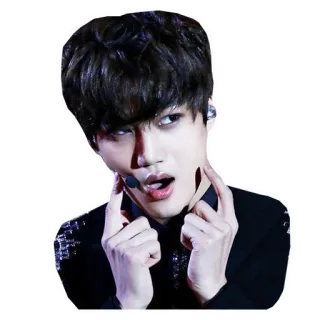 🥰 hombre, kpop, ídolo, cantante, retrato whatsapp sticker