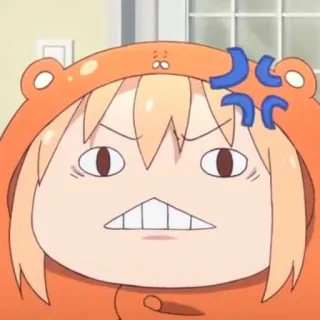 🍣 anime, angry, cartoon, face, meme, character telegram sticker