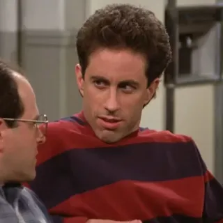 😐 Jerry Seinfeld Seinfeld seinfeld, jerry seinfeld, comediante, sitcom telegram sticker