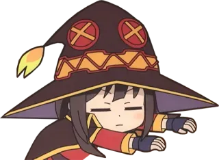 konosuba @AnimeLibrary_Stickers telegram stickers