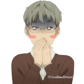 🤭 @SwallowZireael anime, nhân vật, hình minh họa, meme telegram sticker