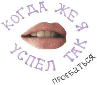 🤥 КОГДА ЖЕ Я УСПЕЛ ТАК ПРОЕБАТЬСЯ telegram sticker