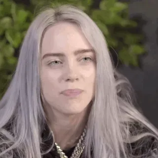 🕷 Billie Eilish Billie Eilish, cantora, celebridade, pessoa, música telegram sticker