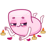 Marshmallow telegram stickers