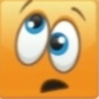 😒 Emoji, Yeux, Expression, Dessin animé whatsapp sticker
