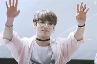 👋 Jungkook Jungkook, BTS, K-pop, zanger, idool telegram sticker