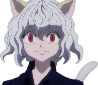 😊 Neferpitou Hunter x Hunter Anime, Gato, Neferpitou, Hunter x Hunter, Formiga Quimera telegram sticker