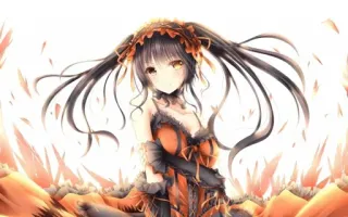 🙂 Kurumi Tokisaki Date a Live Anime, Chica, Vestido, Kurumi Tokisaki, Date A Live whatsapp sticker
