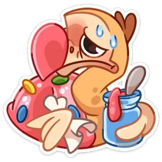 😅 Cartone animato, Emoji, Divertente, Uccello, Carino, Animale, Adesivo whatsapp sticker