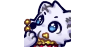 🍿 chó, đồ ăn vặt, dễ thương, động vật telegram sticker