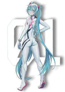 Hatsune Miku :: @fStikBot telegram stickers