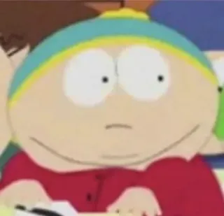 🌟 Eric Cartman South Park personaggio dei cartoni animati, commedia, serie animata, programma TV, animazione per adulti telegram sticker