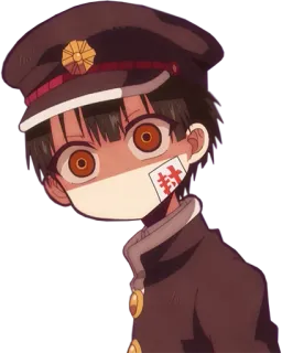 😳 Hanako-kun Toilet-bound Hanako-kun Anime, Manga, Fantôme, École telegram sticker