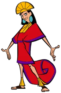 🤗 Kuzco The Emperor's New Groove Kuzco, Disney, Emperor's New Groove, cartoon, character telegram sticker
