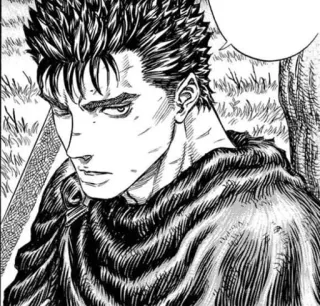 🖤 Guts Berserk anime, manga, berserk, guts, warrior, sword whatsapp sticker