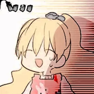 🍼 woo 卡通, 女孩, 可爱, 萌, 漫画, 动漫 whatsapp sticker