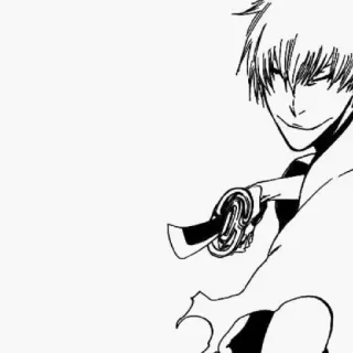 😄 Ichigo Kurosaki Bleach Anime, Manga, Ichigo, Kurosaki, Bleach, Spada, Personaggio telegram sticker