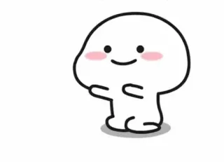 🙌 cute, blob, cartoon, character, kawaii telegram sticker