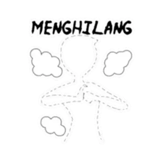 ✨ MENGHILANG desaparecer, fuga, desaparecendo, fugir telegram sticker