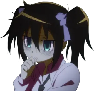 🤔 Anime, Chica, Lindo, Manga, Dibujos animados telegram sticker