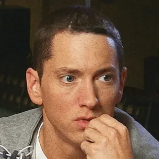⛓ Eminem musician, rapper, singer, celebrity, portrait telegram sticker