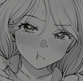 🧧 动漫, 卡通, 女孩, 女性, 插画, 草图 telegram sticker