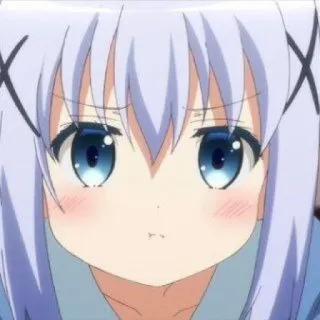💙 Anime, Postać, Słodkie, Dziewczyna, Manga telegram sticker