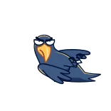 Angry Crow @TgEmojis telegram emojis 😮‍💨