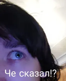 🤨 Че сказал!? telegram sticker