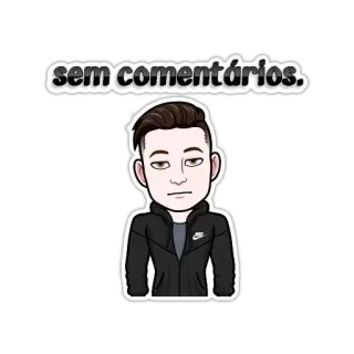 😒 sem comentários. Bitmoji, Cartone animato, Avatar, Senza commenti telegram sticker