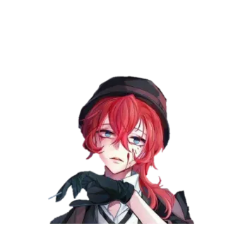 😒 Chuuya Nakahara Bungou Stray Dogs Anime, Personnage, Sticker, Chuya Nakahara, Bungou Stray Dogs telegram sticker