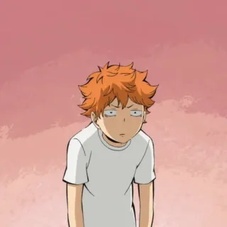 ☀️ Hinata Shoyo Haikyuu anime, haikyuu, hinata, shoyo, cartoon telegram sticker
