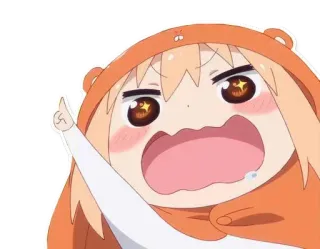 🤩 Аниме, Средний палец, Грубый, Обидный, Мультфильм, Злая, Девушка telegram sticker
