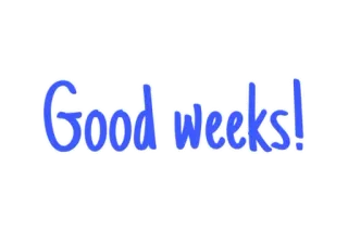 🇬🇧 Good weeks! salam, frasa, baik, minggu whatsapp sticker