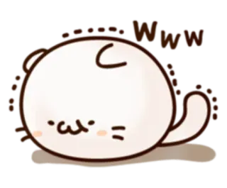 🐱 кот, животное, милый, каваий, мультфильм, ленивый, очаровательный telegram sticker