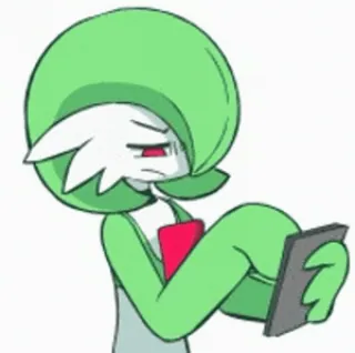 😒 Gardevoir Pokémon whatsapp sticker