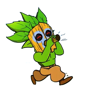 😗 Dessin animé, Bois, Feuilles, Forêt, Course, Nature whatsapp sticker
