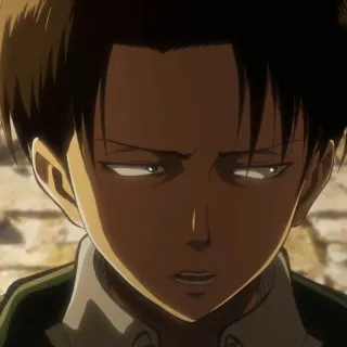 ☁️ Levi Ackerman Attack on Titan anime, Levi, Ackerman, Attack on Titan, AOT, character, manga telegram sticker