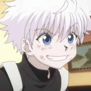 🍶 Killua Zoldyck Hunter x Hunter Anime, Killua, Zoldyck, Hunter x Hunter, Desenho animado, Personagem telegram sticker