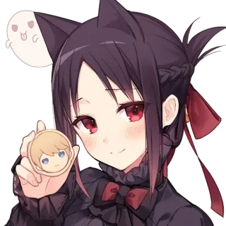 🌈 Kaguya Shinomiya Kaguya-sama: Love Is War Anime, Kaguya-sama, Love is War, Manga, Shinomiya Kaguya, Mignon, Dessin animé, Waifu telegram sticker
