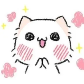 😱 고양이, 새끼 고양이, 귀여운, 카와이, 반짝이, 동물, 애완 동물 telegram sticker